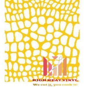 High Heat Duracoat Vinyl Stencil 5" x 8" - Reptile styling